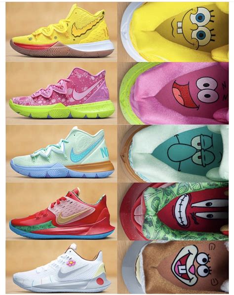 spongebob schuhe nike|kyrie irving shoes spongebob collection.